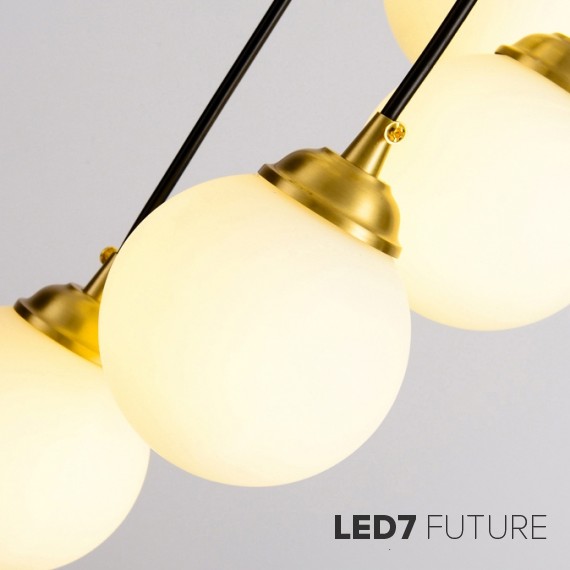 Loft Industry Modern - Gold Grape Chandelier